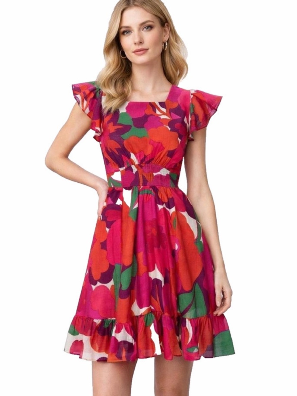MISA Los Angeles Belinda Dress in Flora Rosada